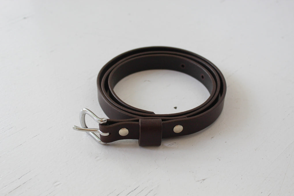 Thin Leather Belt