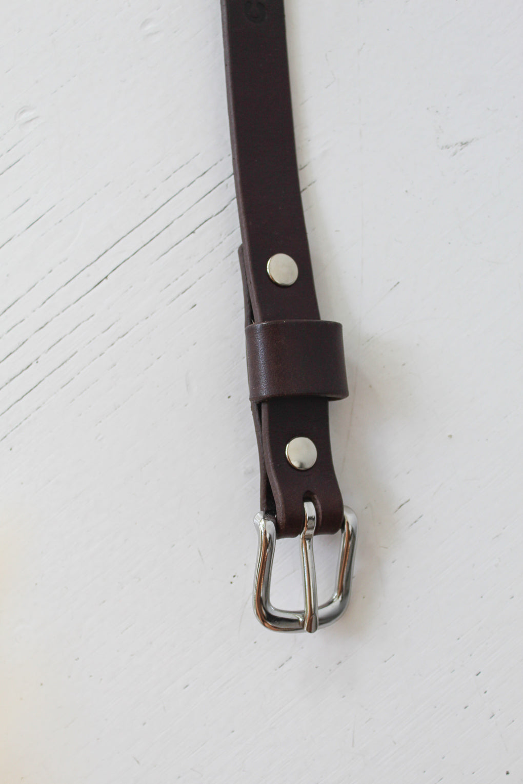 Thin Leather Belt