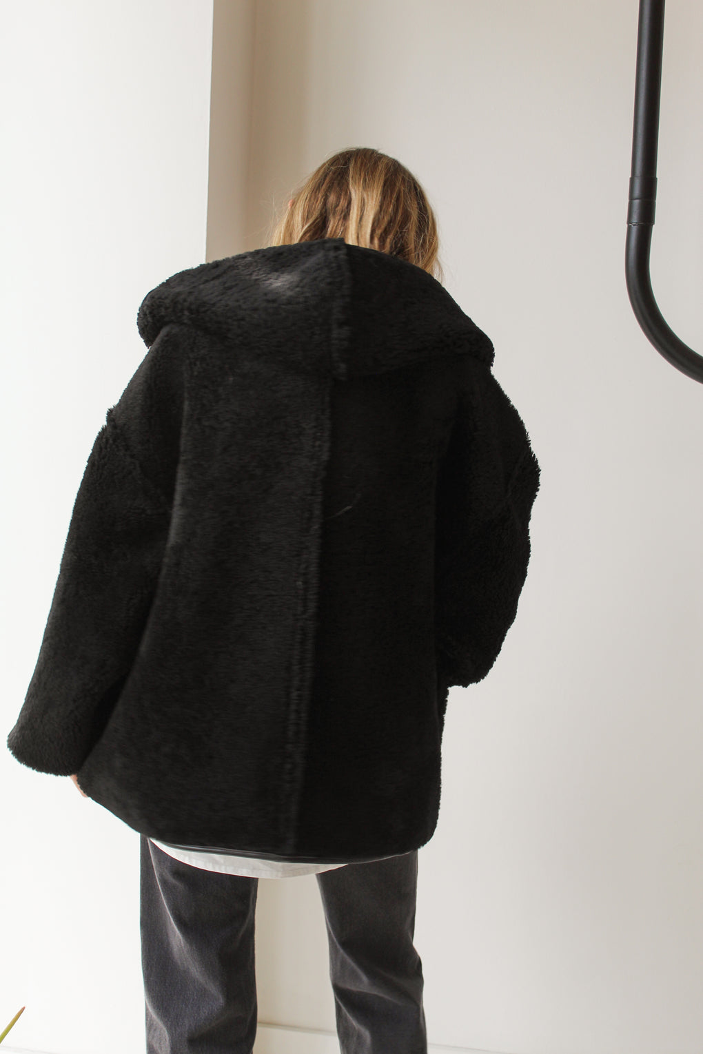 Curly Suede Reversible Holland Coat
