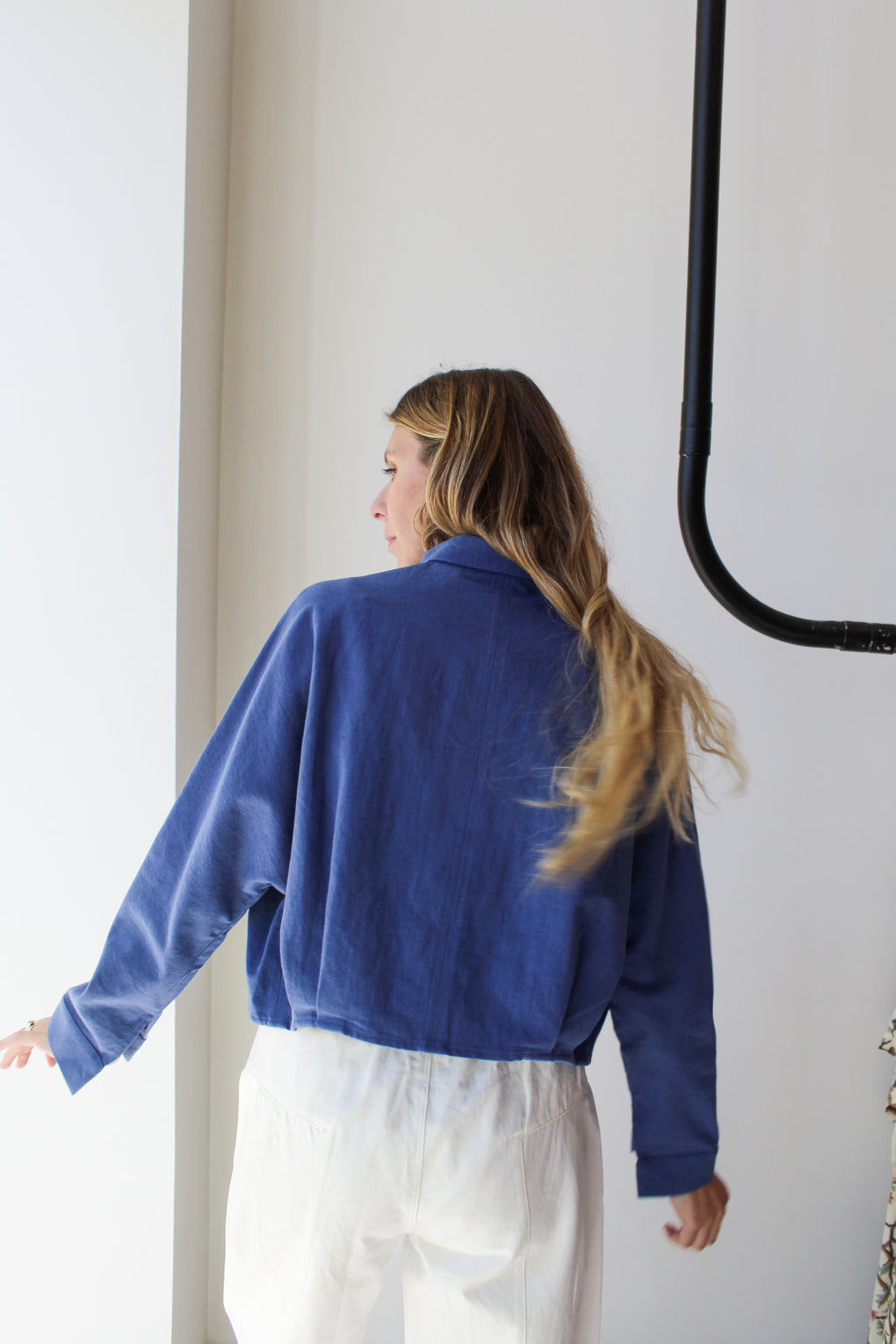 Signature 3/4 Cropped Shirt Jacket