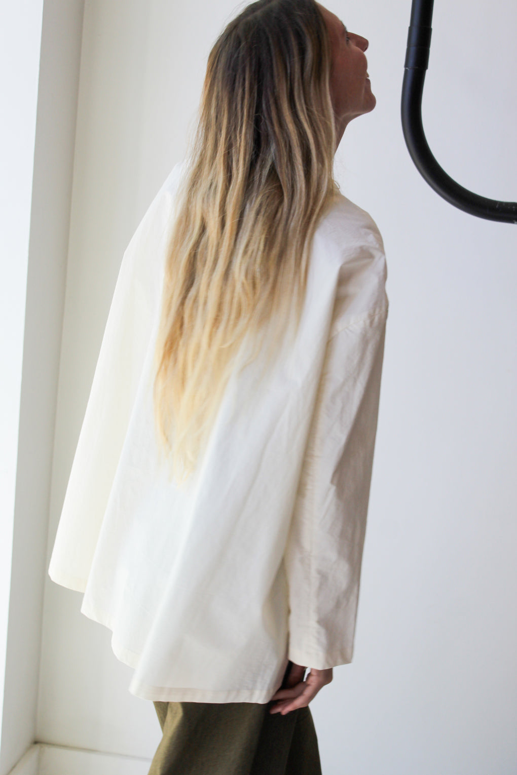 Papery 3/4 Button-Down