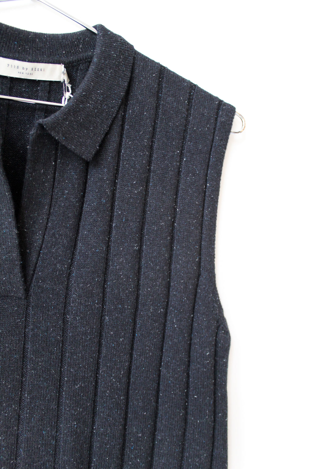 Collared Knit Vest