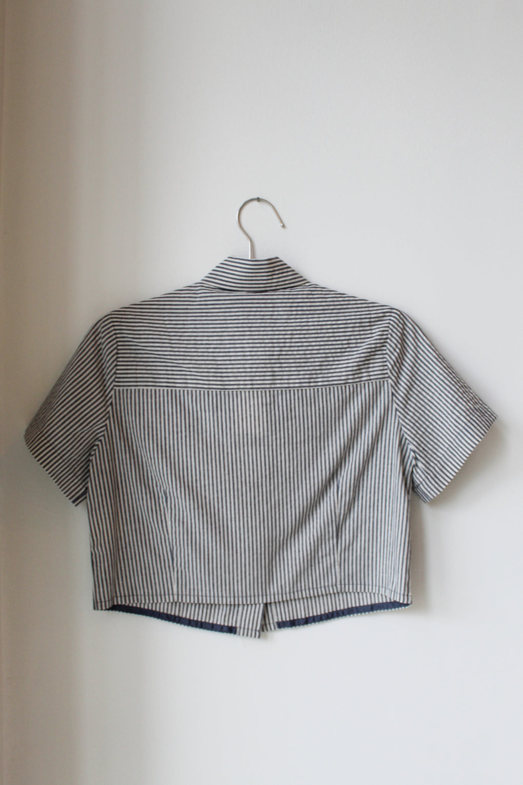 Striped Cropped Shirt