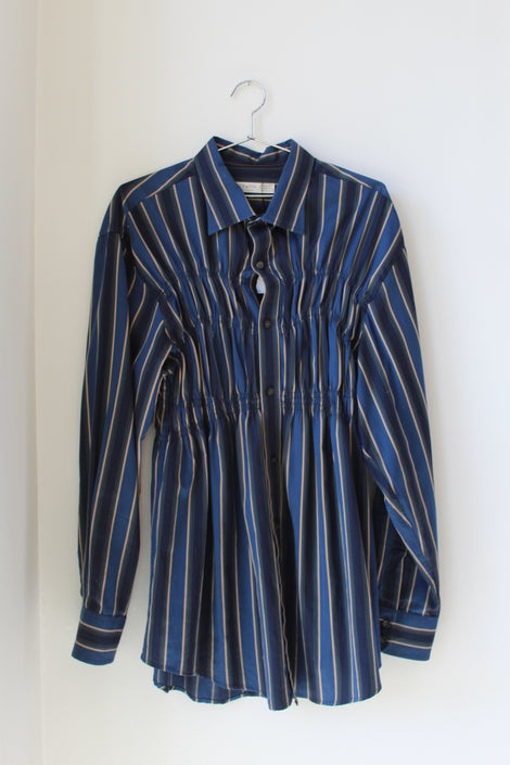 Ruched Button Up