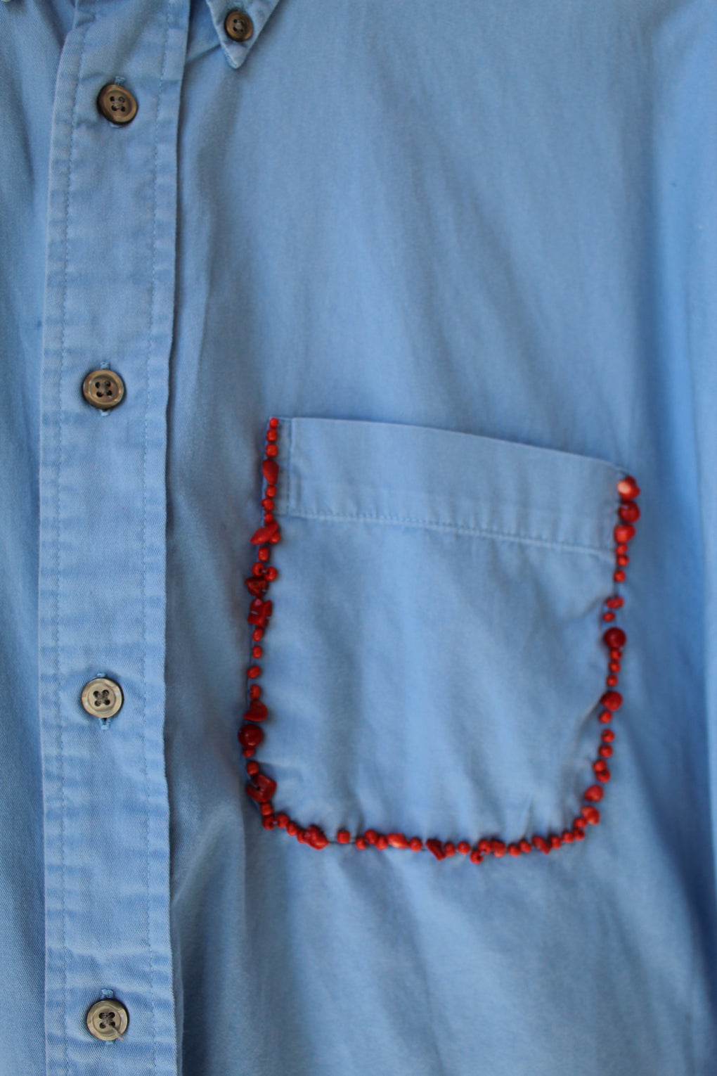 Beaded Button Down
