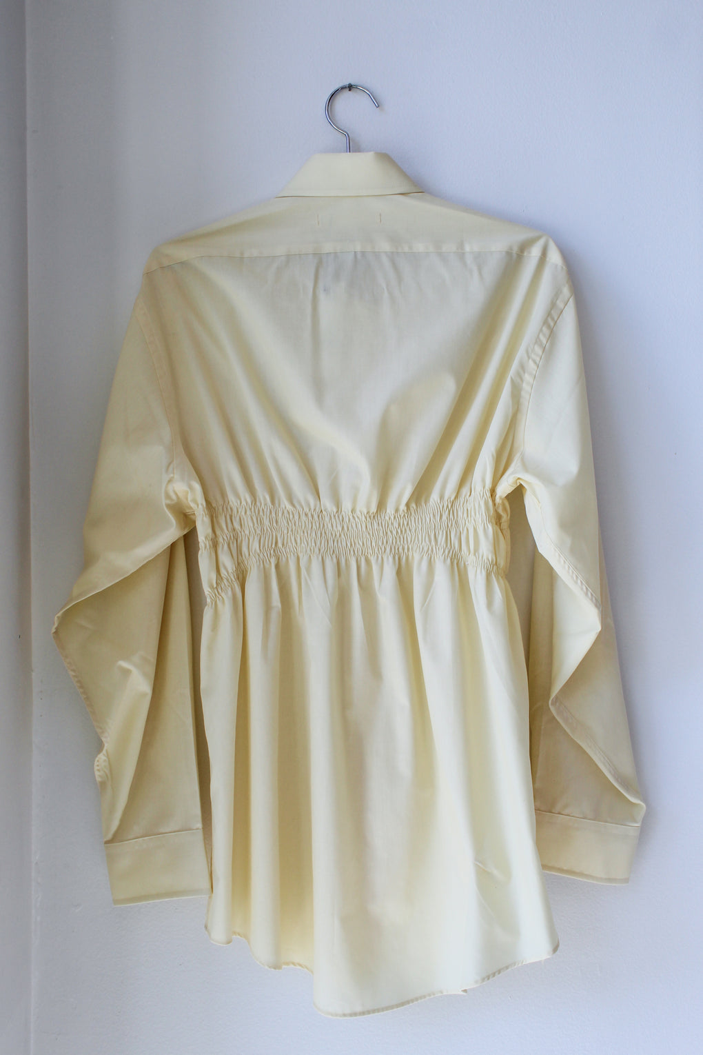 Ruched Button-Up