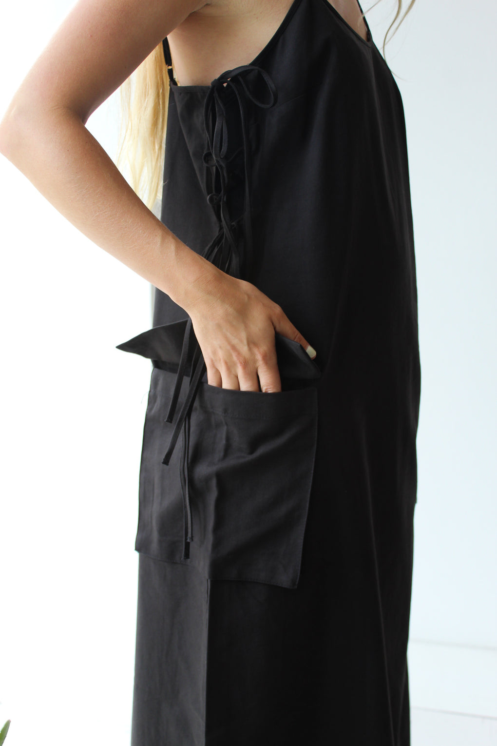 Cargo Tie Midi Dress