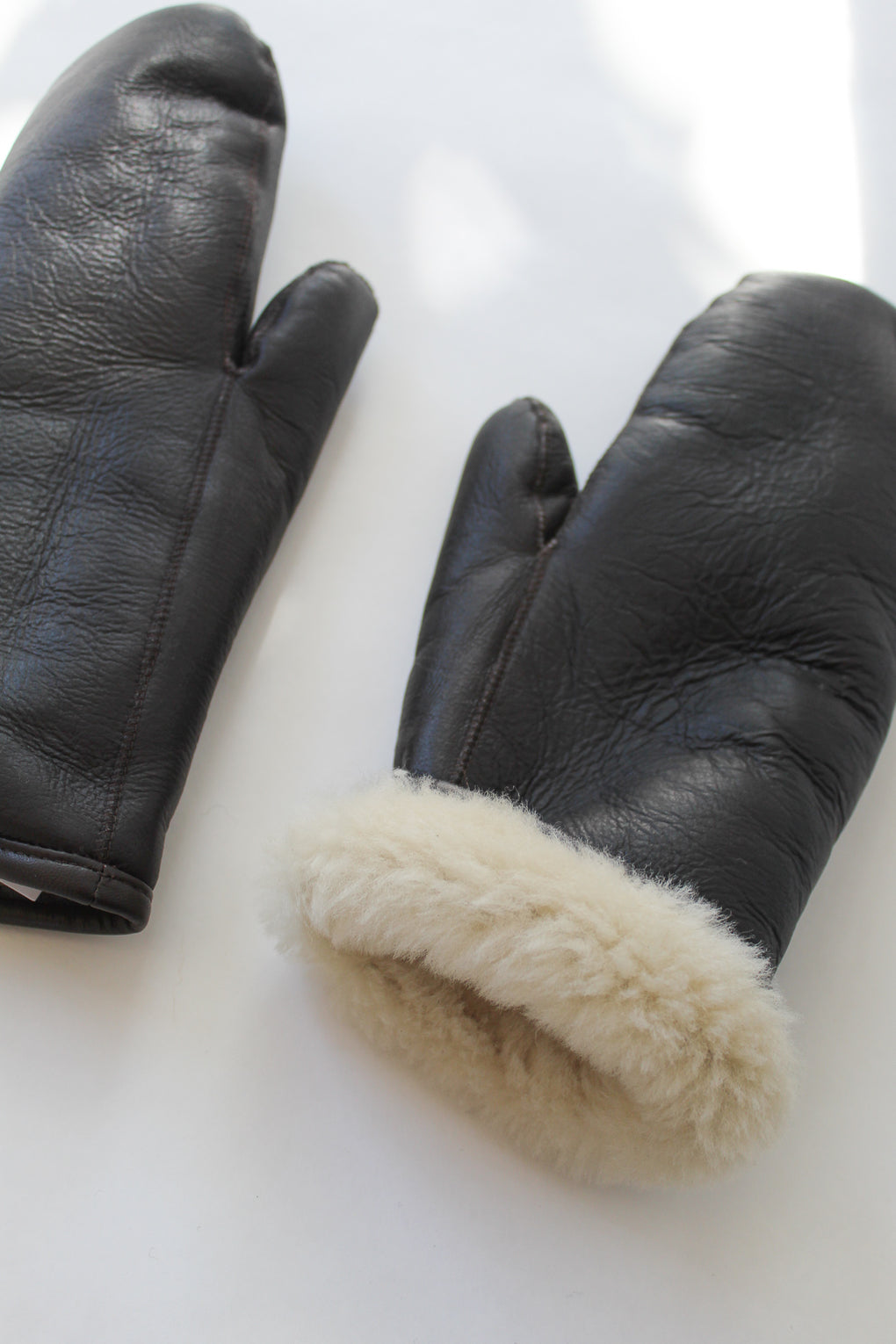 Leather Mittens