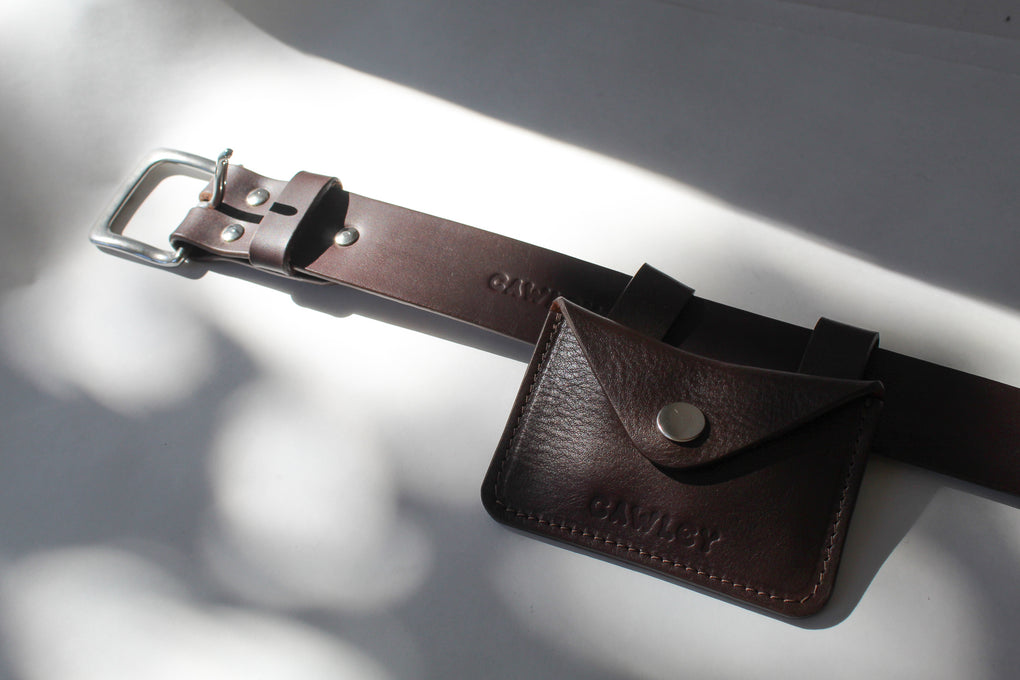 Leather Belt Wallet