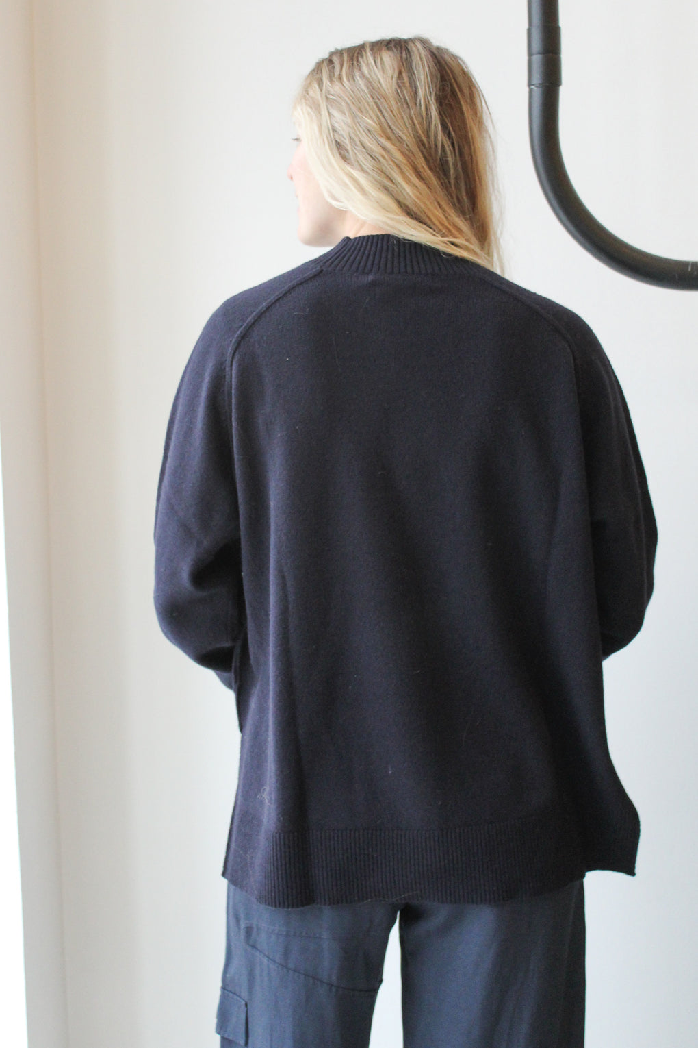 Relaxed Rolled Seam Sweater