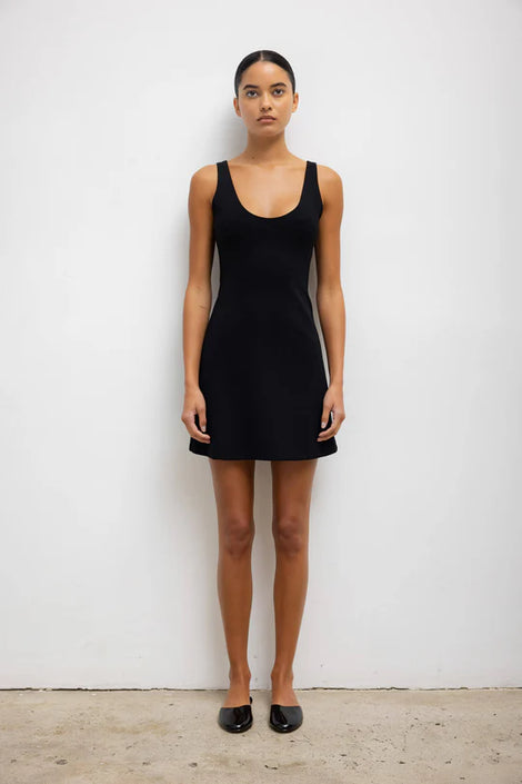 Rio Scoop Neck Mini Dress