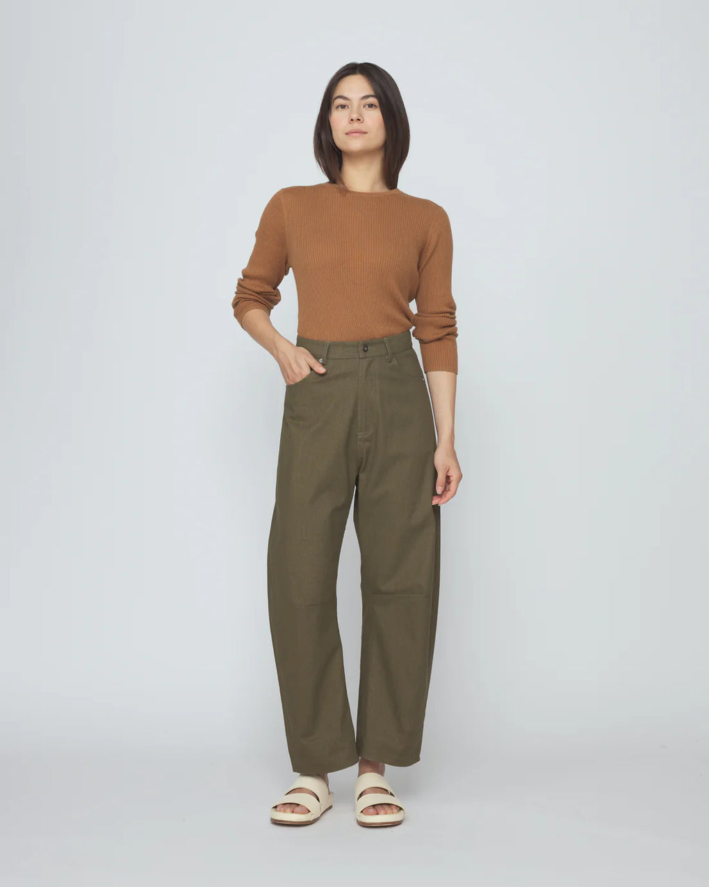 Curve Legged Work Trouser