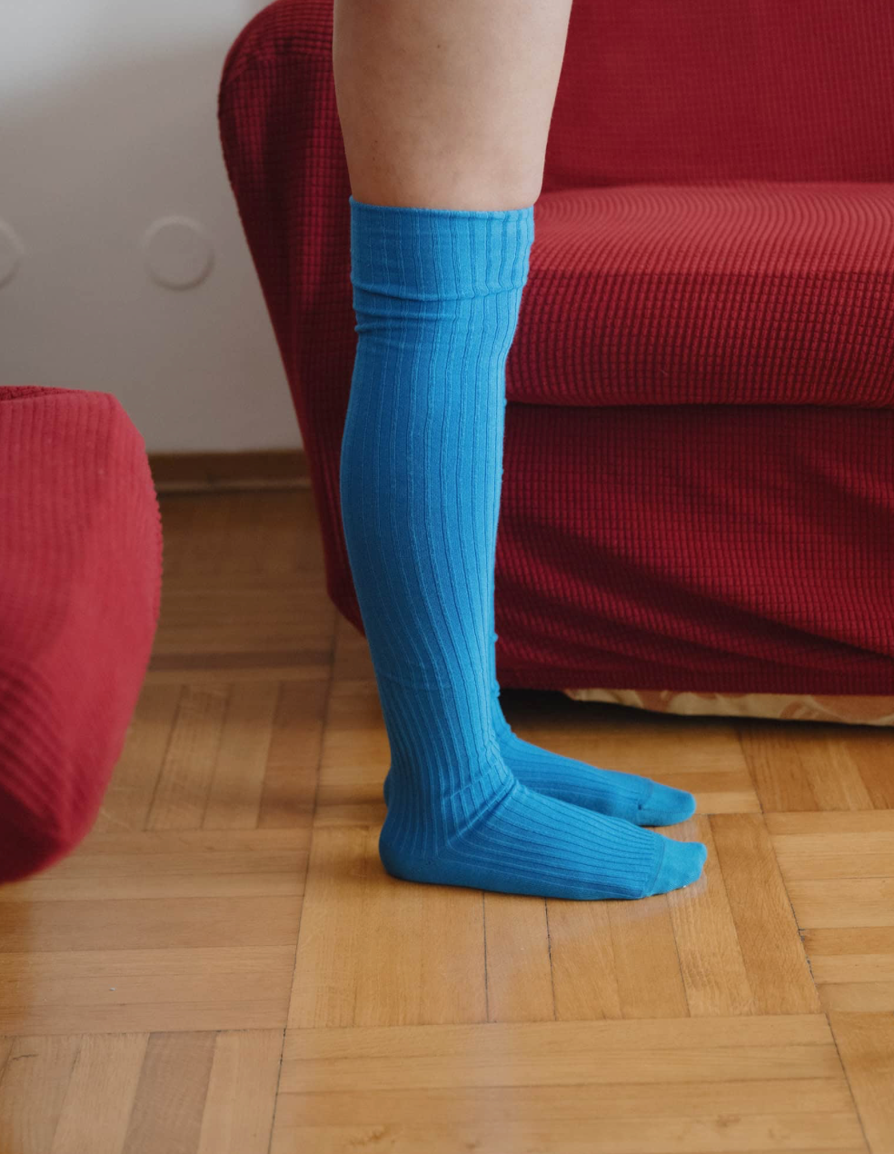 Rib Overknee Socks