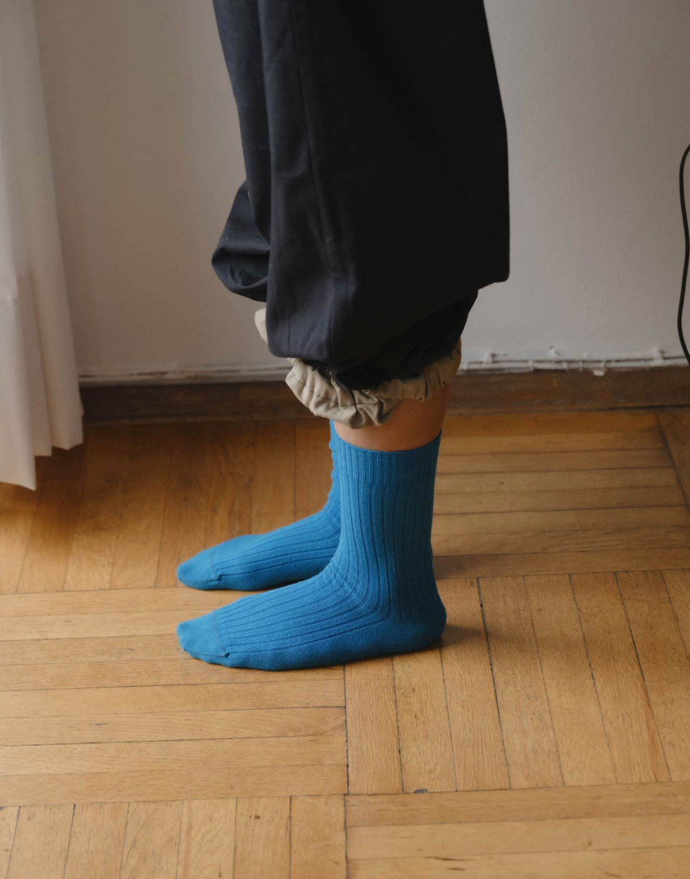 Rib Overankle Socks