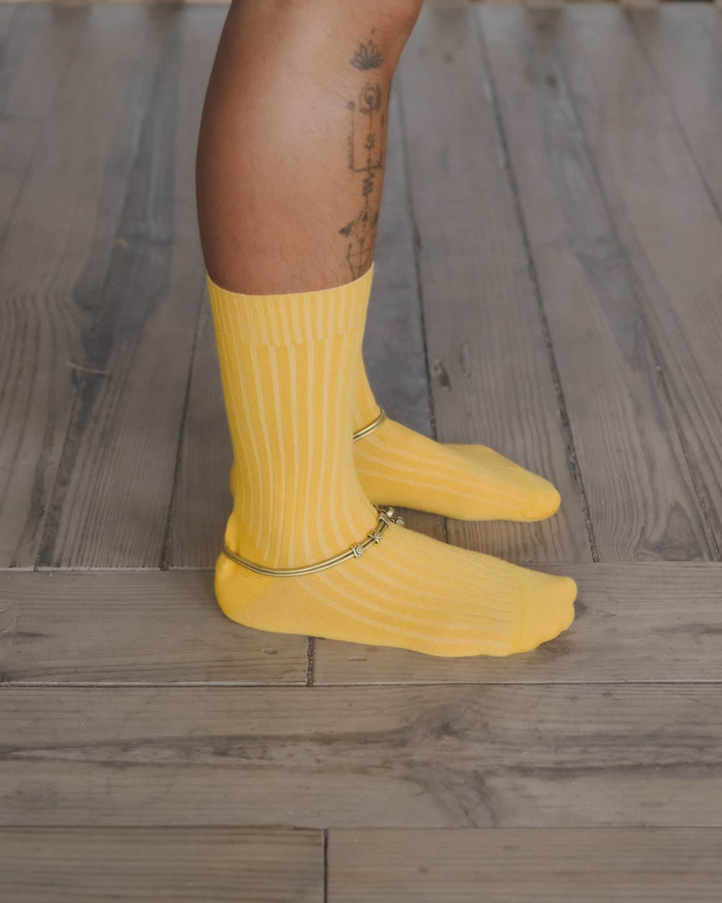 Rib Overankle Socks