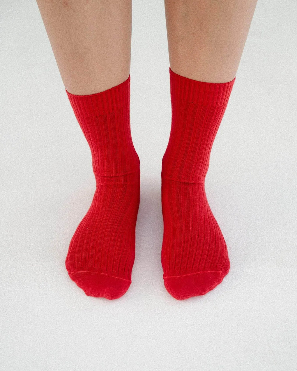 Rib Overankle Socks