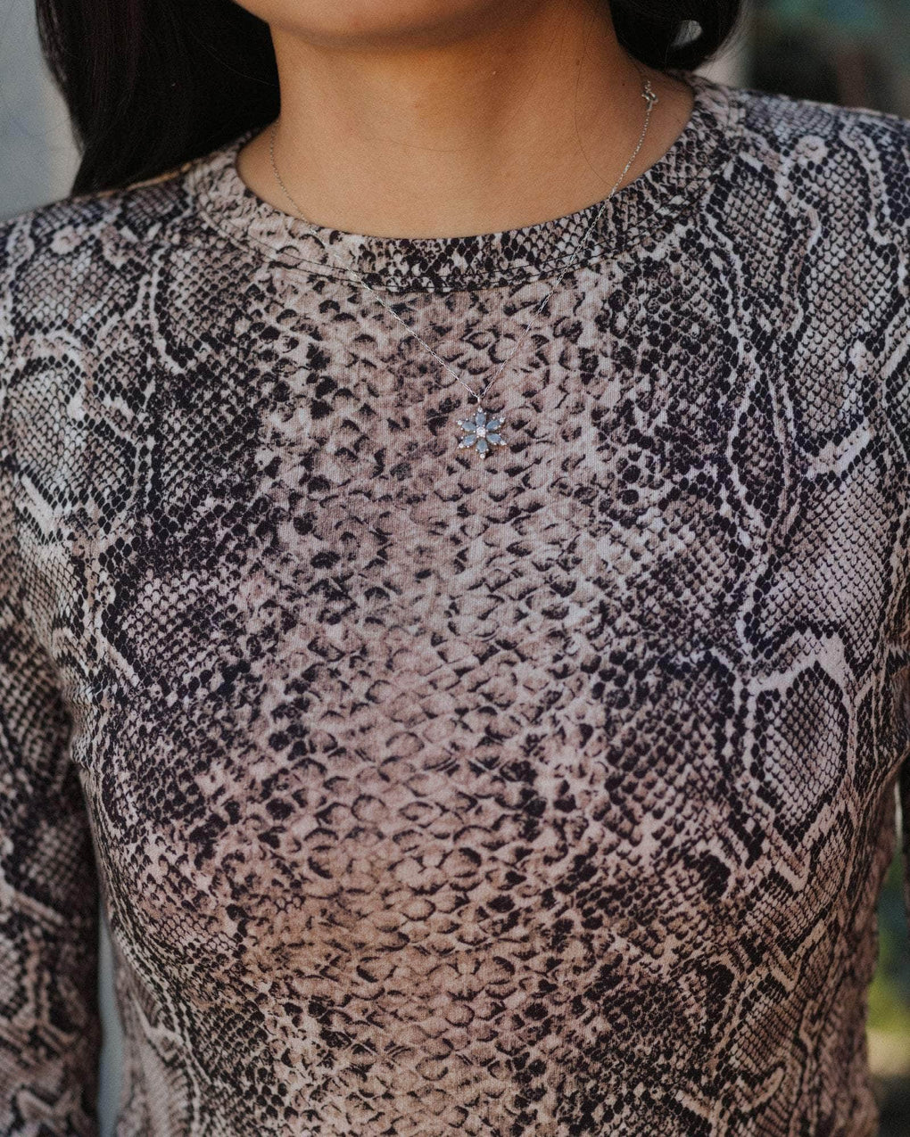 Bead Long Sleeve Tee