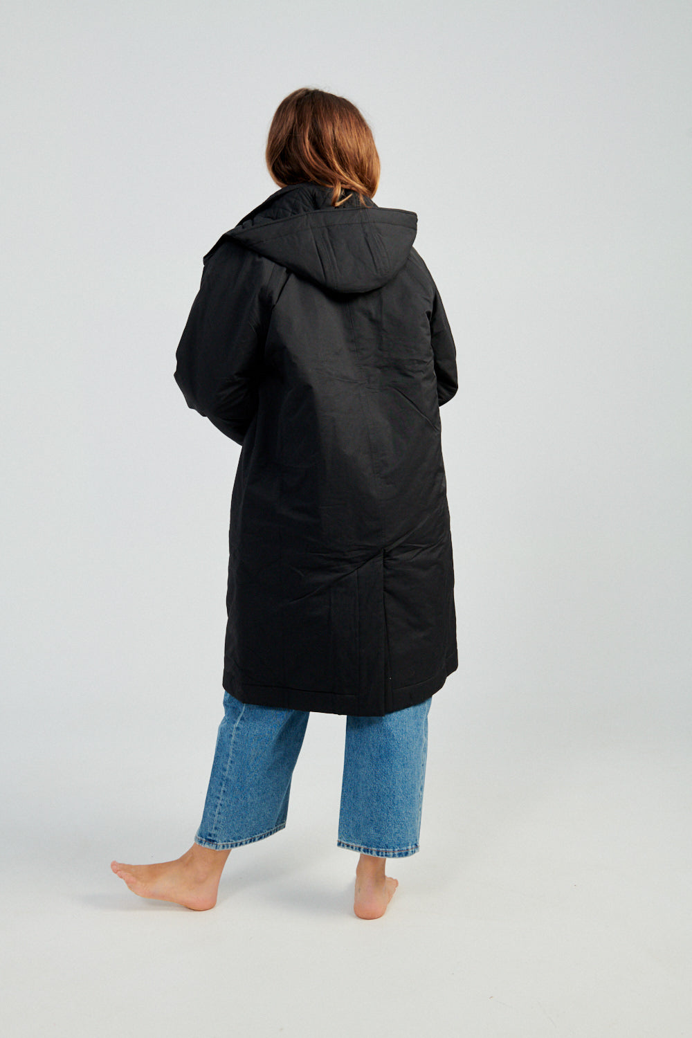 7115 by Szeki Hooded Duster black-Idun-St. Paul