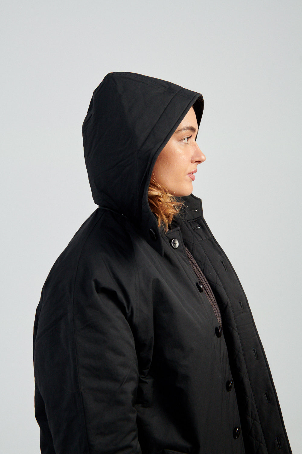 7115 by Szeki Hooded Duster black-Idun-St. Paul