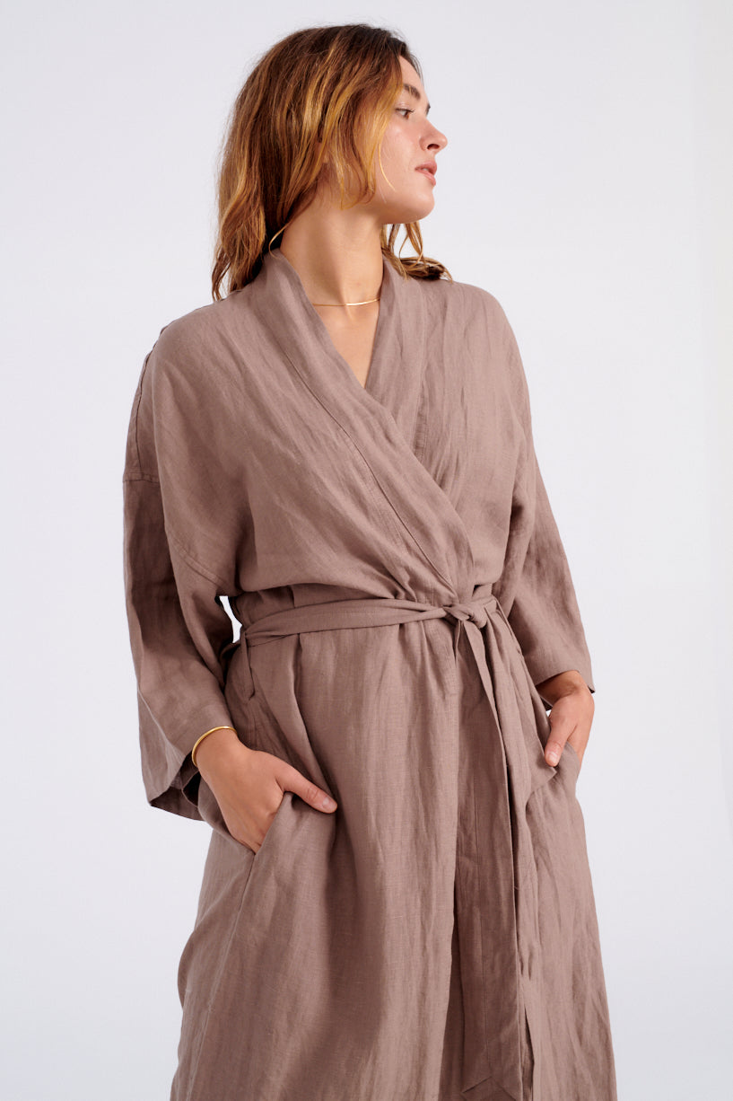 Deiji Studio 02 robe clove-Deiji Studio brown robe-Idun-St. Paul