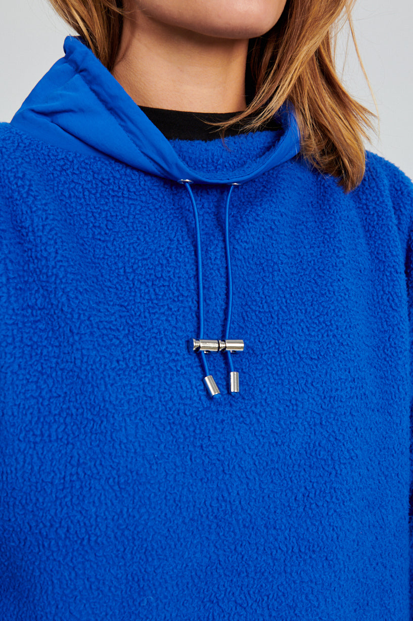 Nomia fleece pullover cobalt-nomia blue fleece sweatshirt-blue fleece pullover-Idun-St. Paul