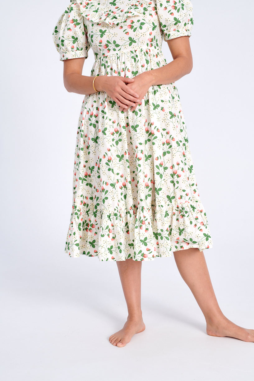 Batsheva x Laura Ashley May Dress strawberry field-Batsheva strawberry dress-Laura Ashley strawberry dress-strawberry May dress-Idun-St. Paul