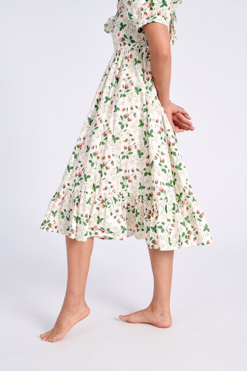 Batsheva x Laura Ashley May Dress strawberry field-Batsheva strawberry dress-Laura Ashley strawberry dress-strawberry May dress-Idun-St. Paul