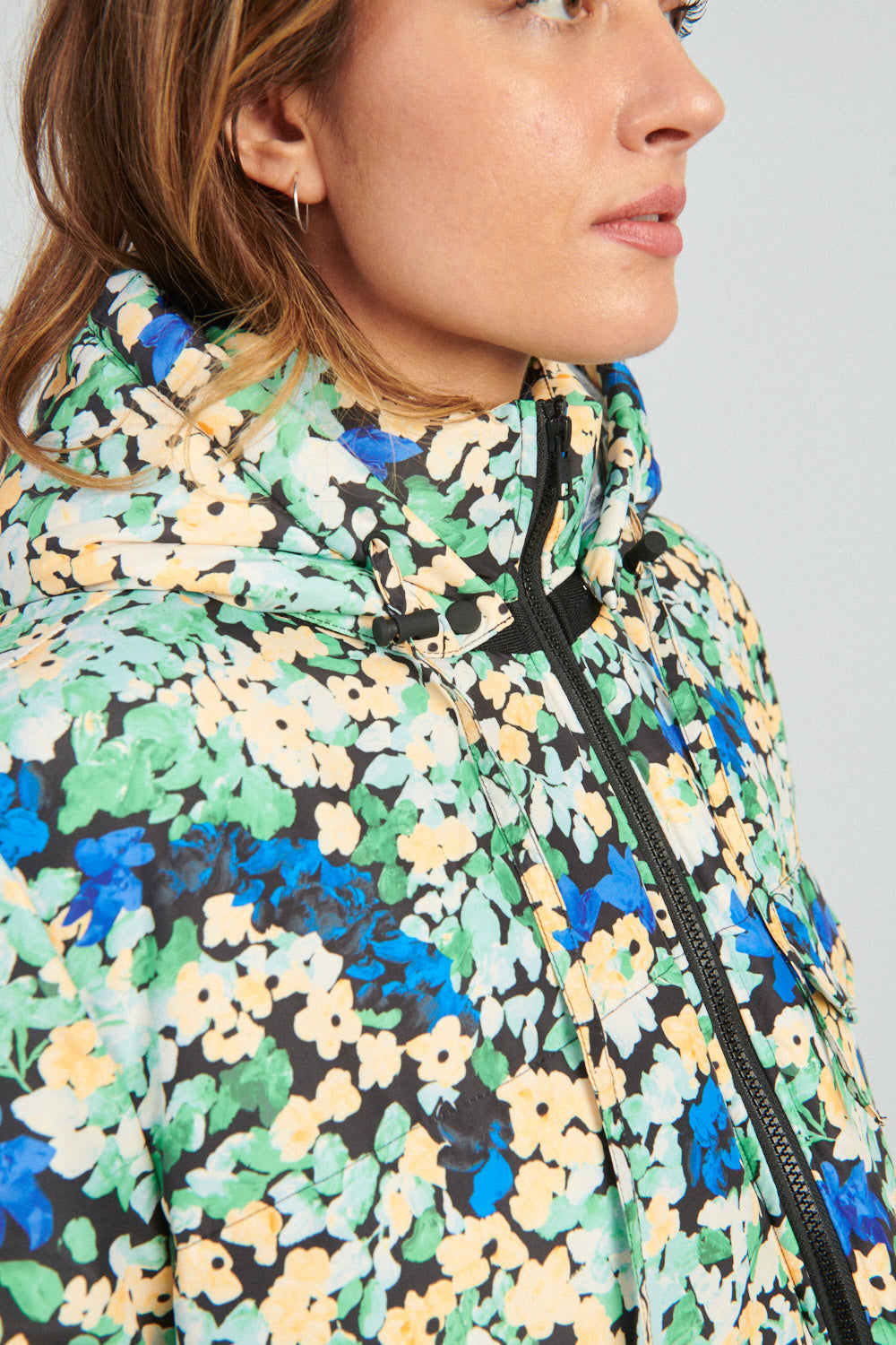 Stine Goya Oak Puffer floral abstract-Stine Goya floral puffer coat-Stine Goya floral winter coat-Idun-St. Paul