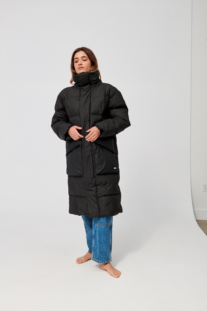 Block Puffer Coat