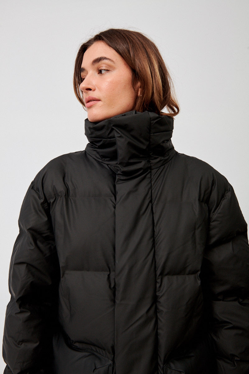 Block Puffer Coat