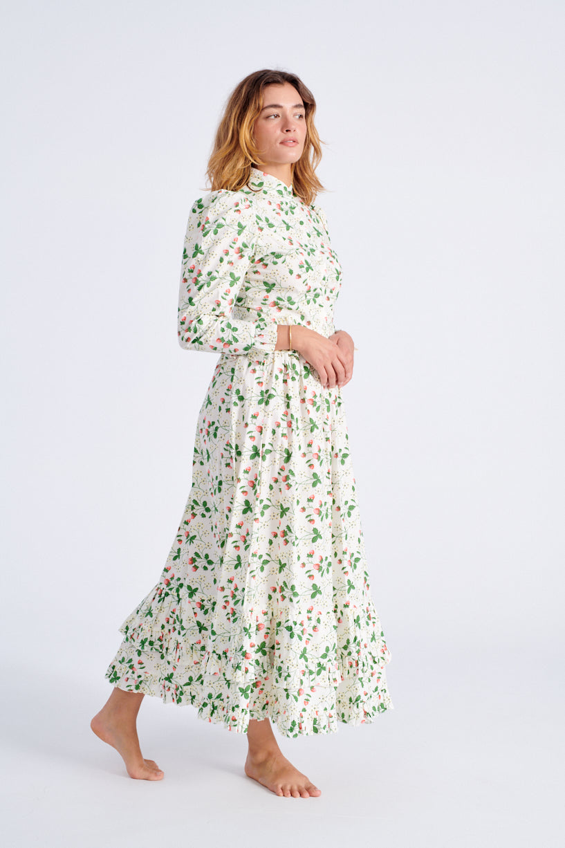 Batsheva x Laura Ashley Pembroke Skirt strawberry field-Batsheva strawberry skirt-Laura Ashley strawberry skirt-Idun-St. Paul