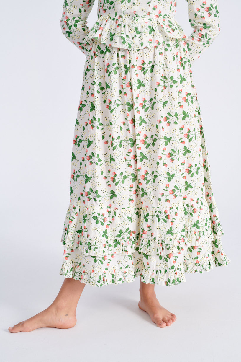 Batsheva x Laura Ashley Pembroke Skirt strawberry field-Batsheva strawberry skirt-Laura Ashley strawberry skirt-Idun-St. Paul