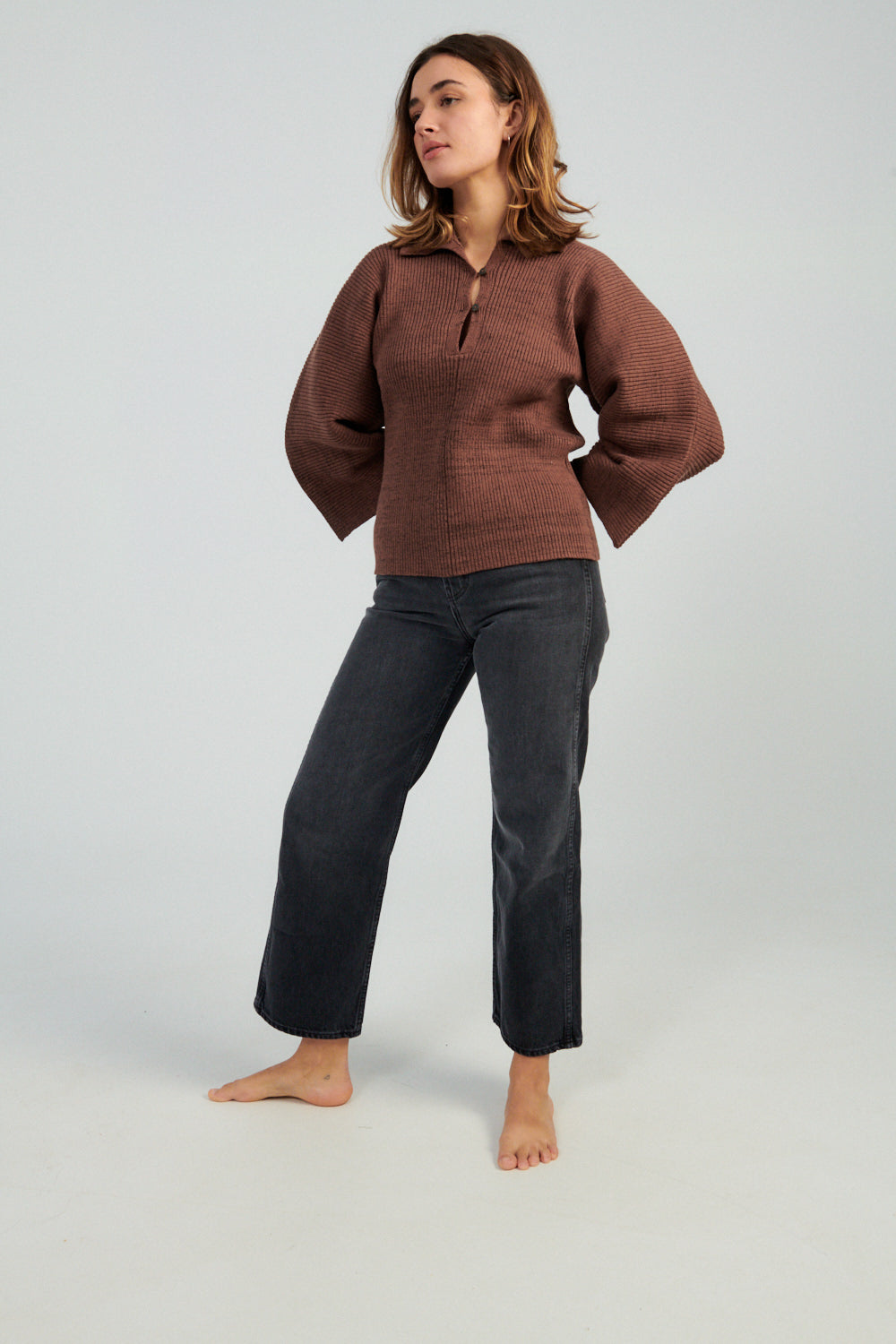 Mara Hoffman Ama Sweater brown-Idun-St. Paul