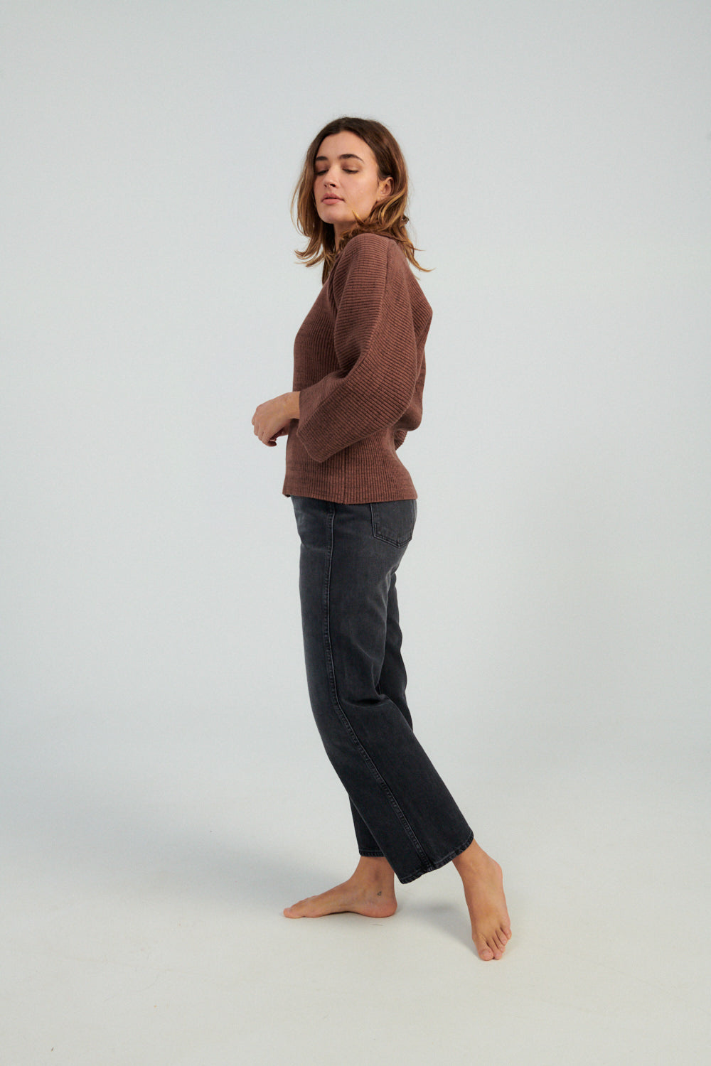 Mara Hoffman Ama Sweater brown-Idun-St. Paul