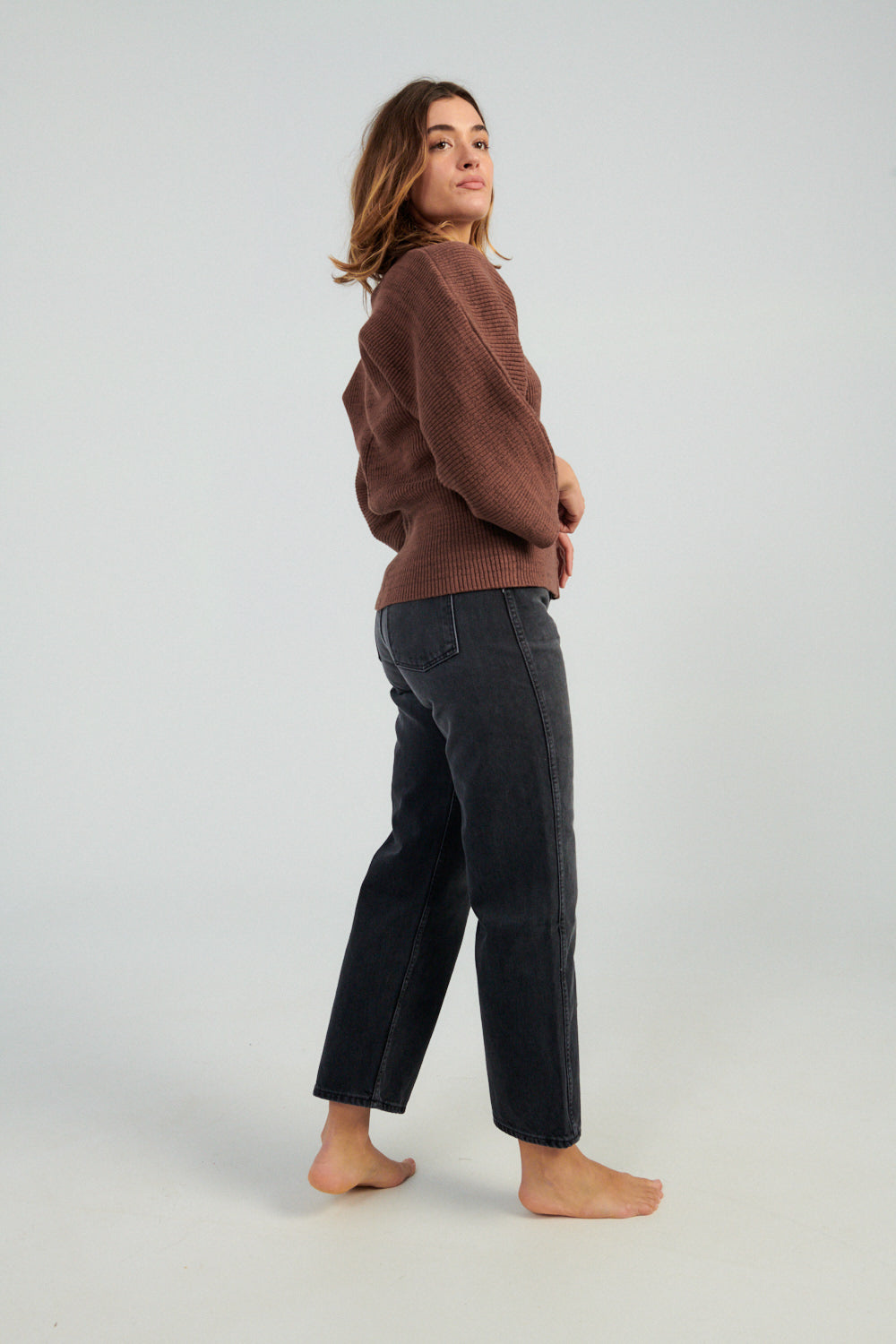 Mara Hoffman Ama Sweater brown-Idun-St. Paul