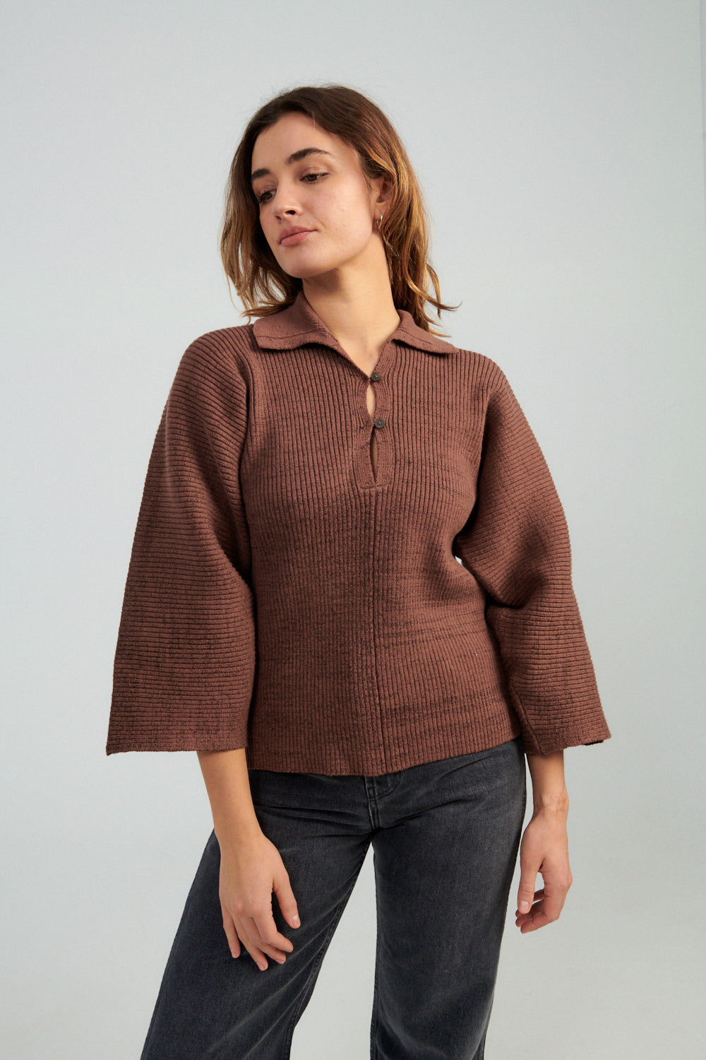 Mara Hoffman Ama Sweater brown-Idun-St. Paul