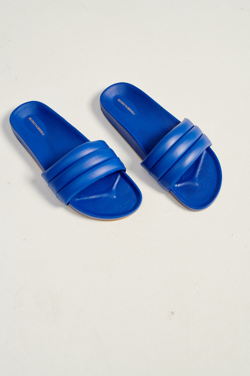 Beatrice Valenzuela Monocolor Sandalia Lápiz Lazuli-Beatrice Valenzuela blue sandals-Idun-St. Paul