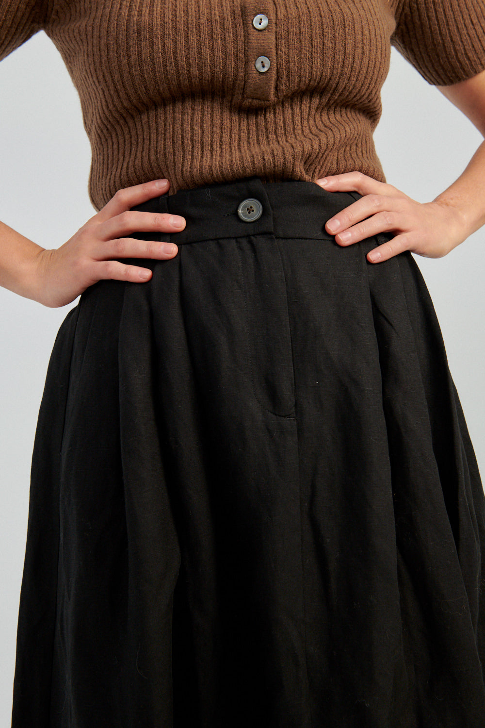 Mara Hoffman Tulay Skirt black-Mara Hoffman long black skirt-Idun-St. Paul
