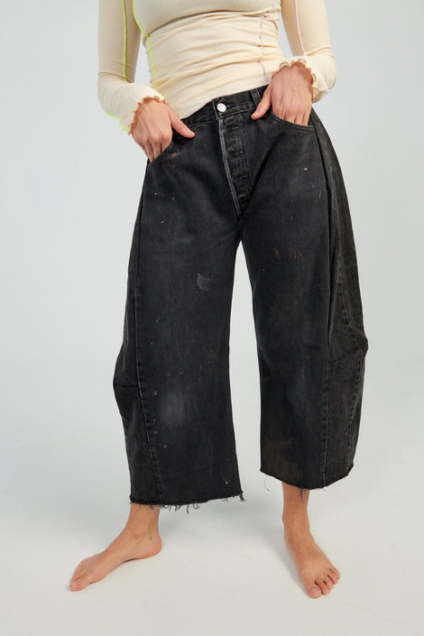 B Sides Lasso Jean Rework vintage black-B Sides Levis 501 vintage jeans-B Sides black jeans-Idun-St. Paul