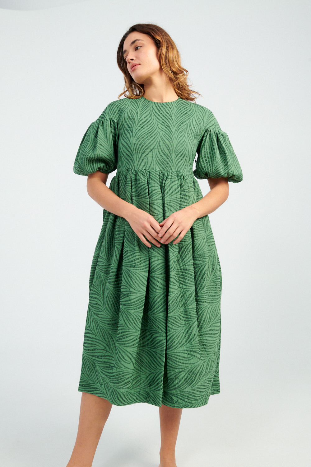 No.6 Francis Dress Green Bamboo-Idun-St. Paul