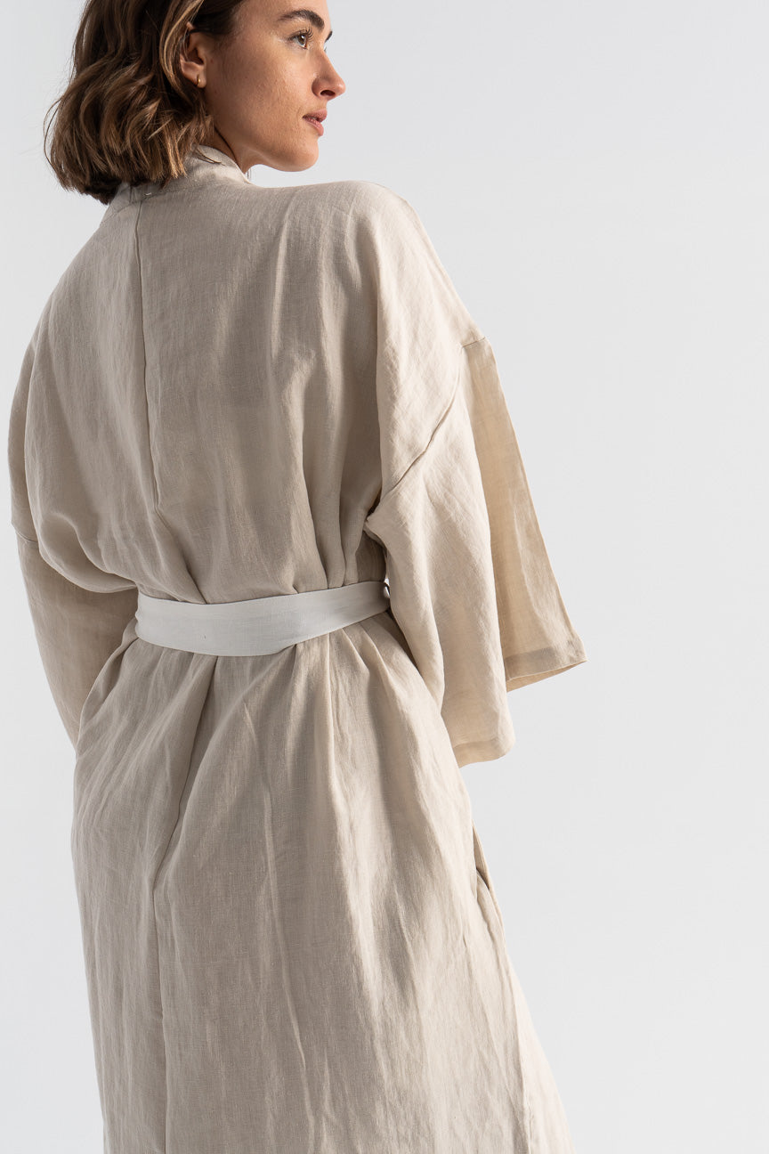 Deiji Studios-Deiji Studio The 02 Robe-oatmeal robe-linen robe-Deiji Studios robe-Idun-St. Paul