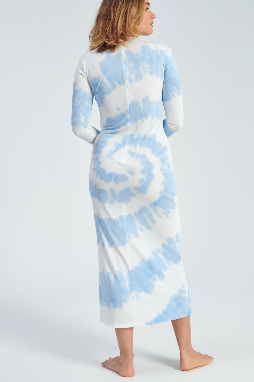 Nomia Maxi Dress-Nomia long sleeve dress-Nomia tie dye dress-Idun-St. Paul