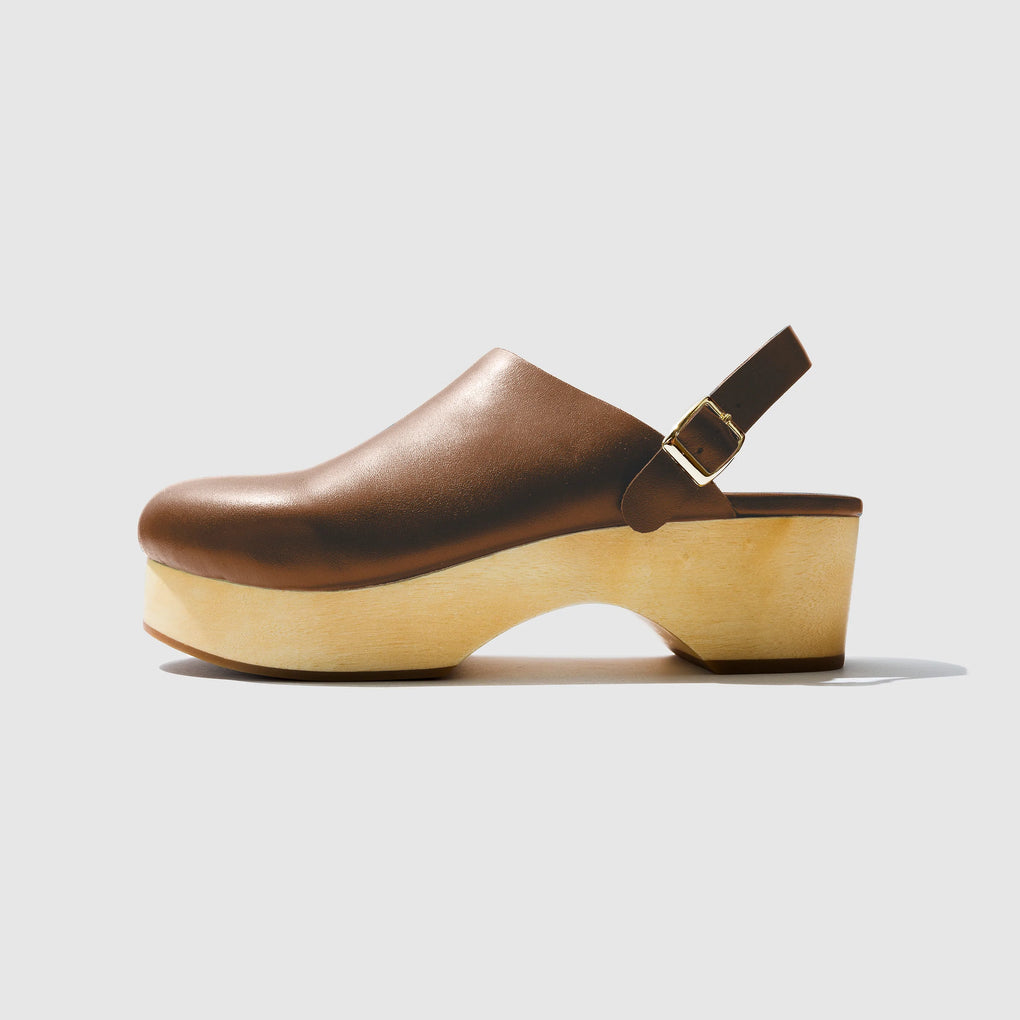 Beatrice Valenzuela Wooden Clog cacao-Idun-St. Paul