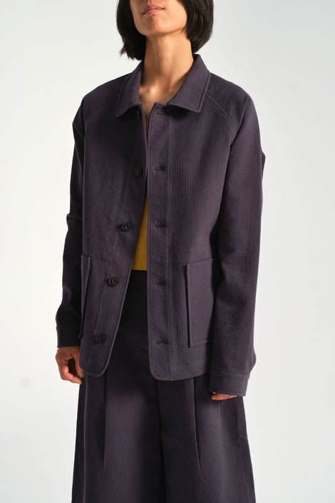 7115 by Szeki-Chore Jacket-blue unisex jacket-fall jacket-blue jacket-navy jacket-Idun-St. Paul