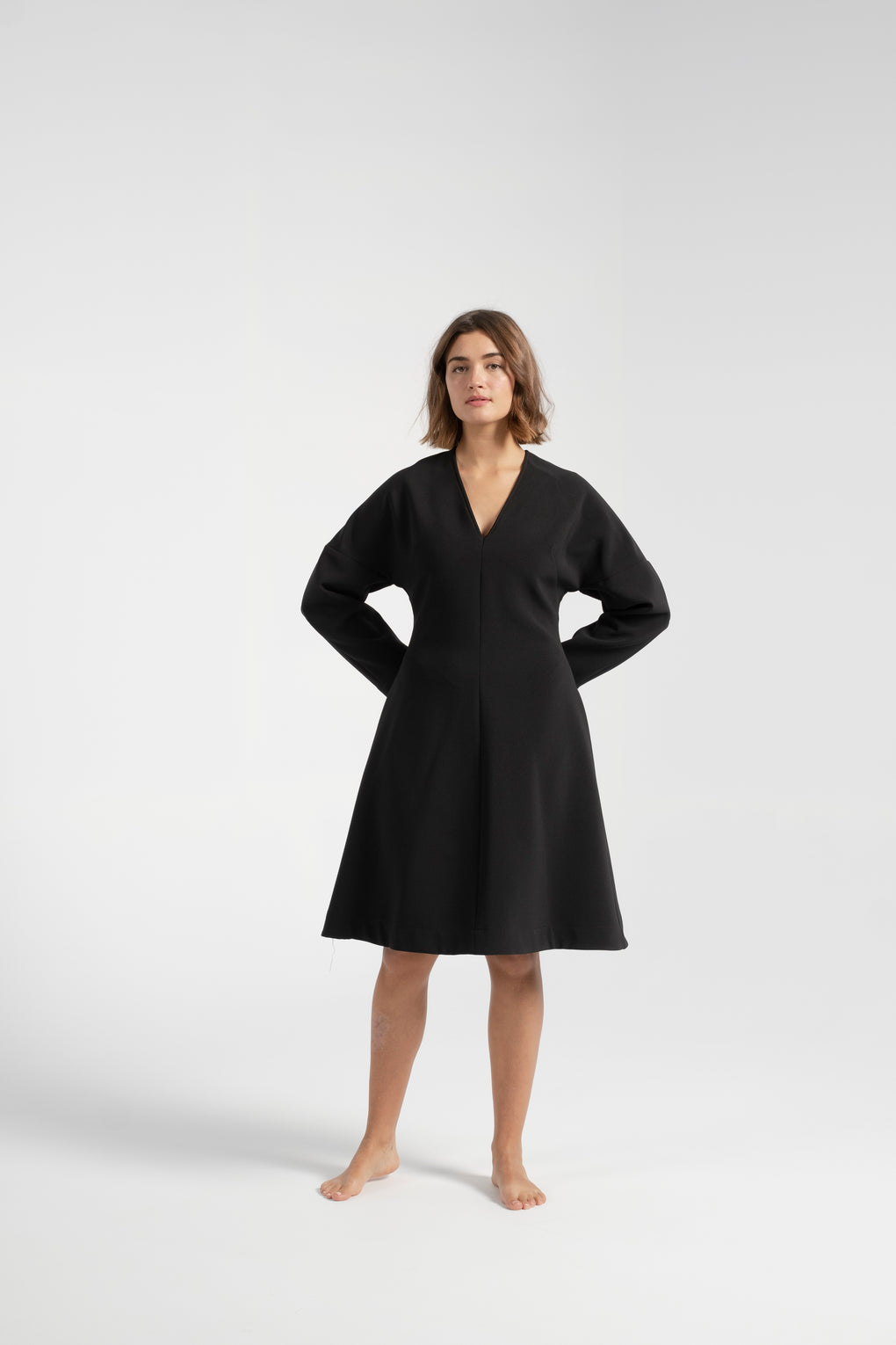 Nomia dolman sleeve dress-Nomia dress-black dress-long sleeve black dress-dolman sleeve dress-black fall dress-Idun-St. Paul