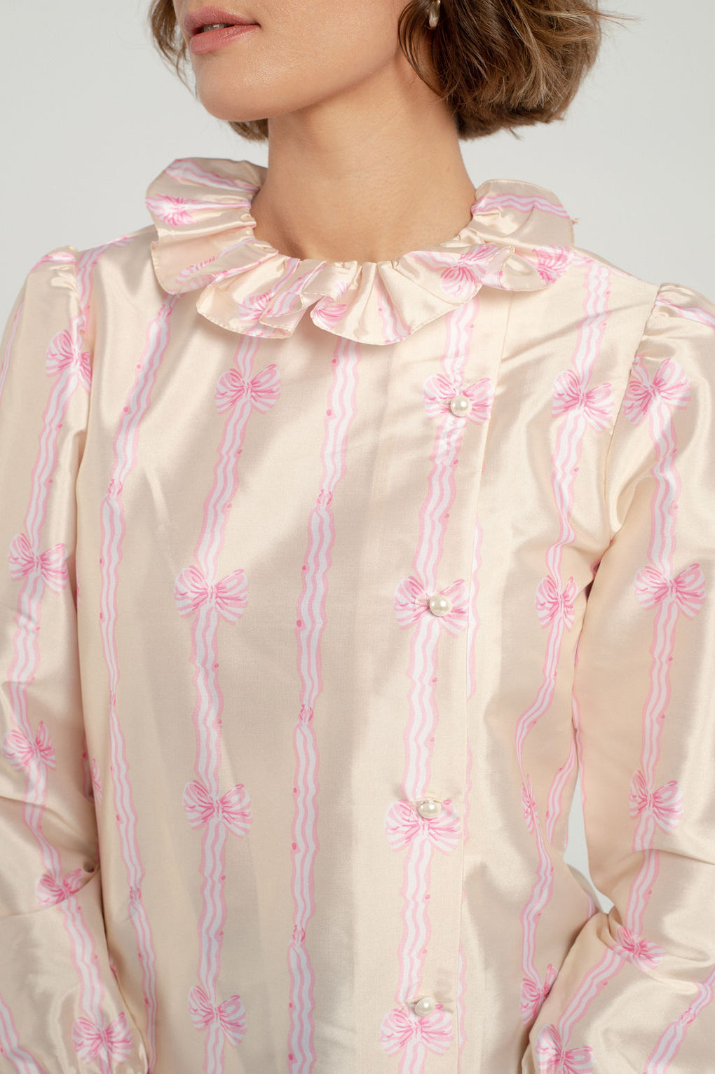 Batsheva-Batsheva petal blouse-batsheva bow blouse-batsheva silk blouse-Idun-St. Paul